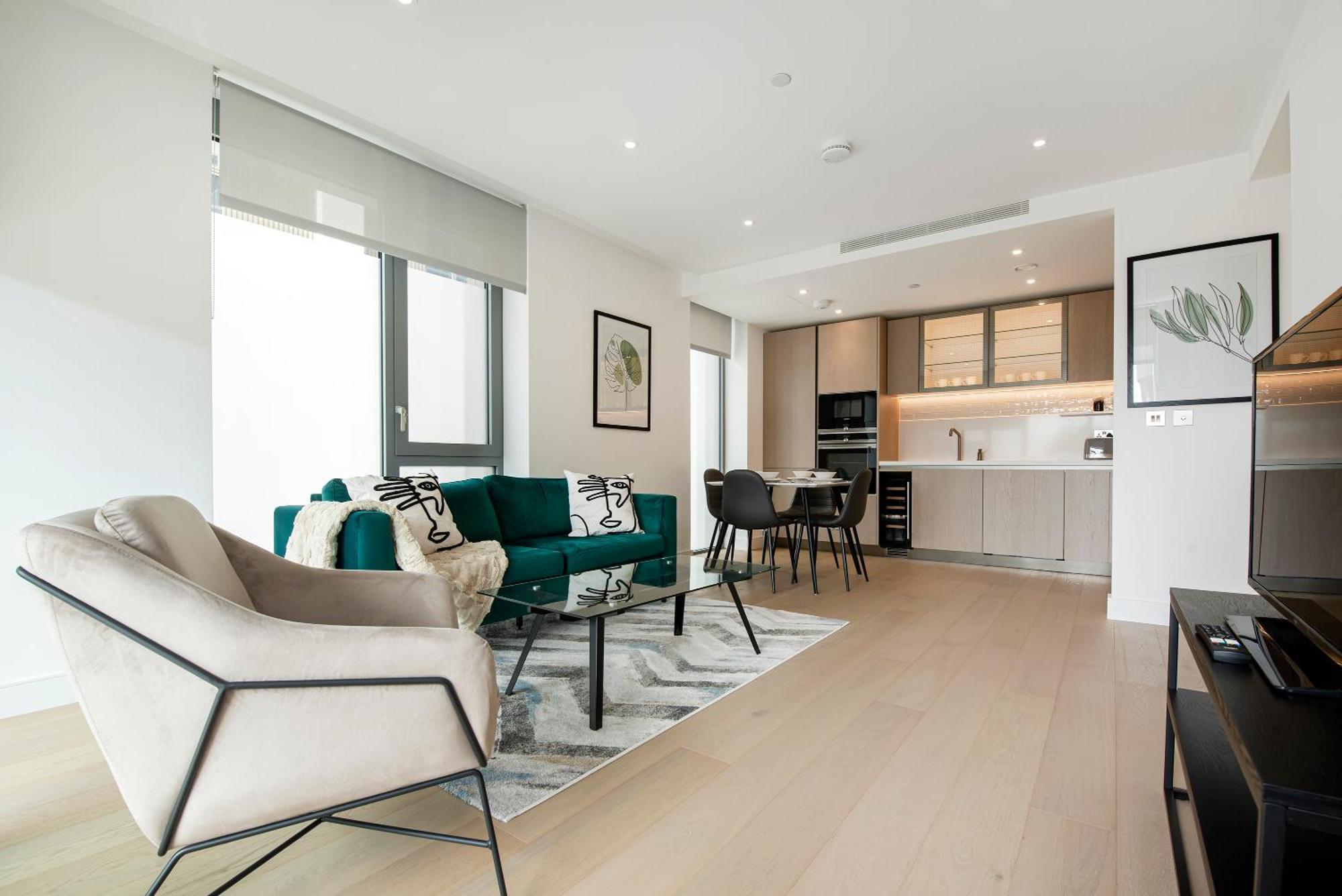 Battersea Power Station 2 Bed Close To Harrods Апартаменты